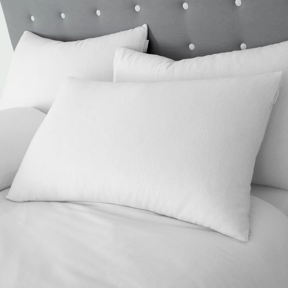 Biała flanelowa pościel dwuosobowa 230x220 cm Brushed – Catherine Lansfield
