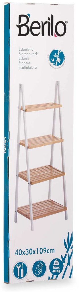 Regał BAMBOO GLOW, 40 x 30 x 109 cm
