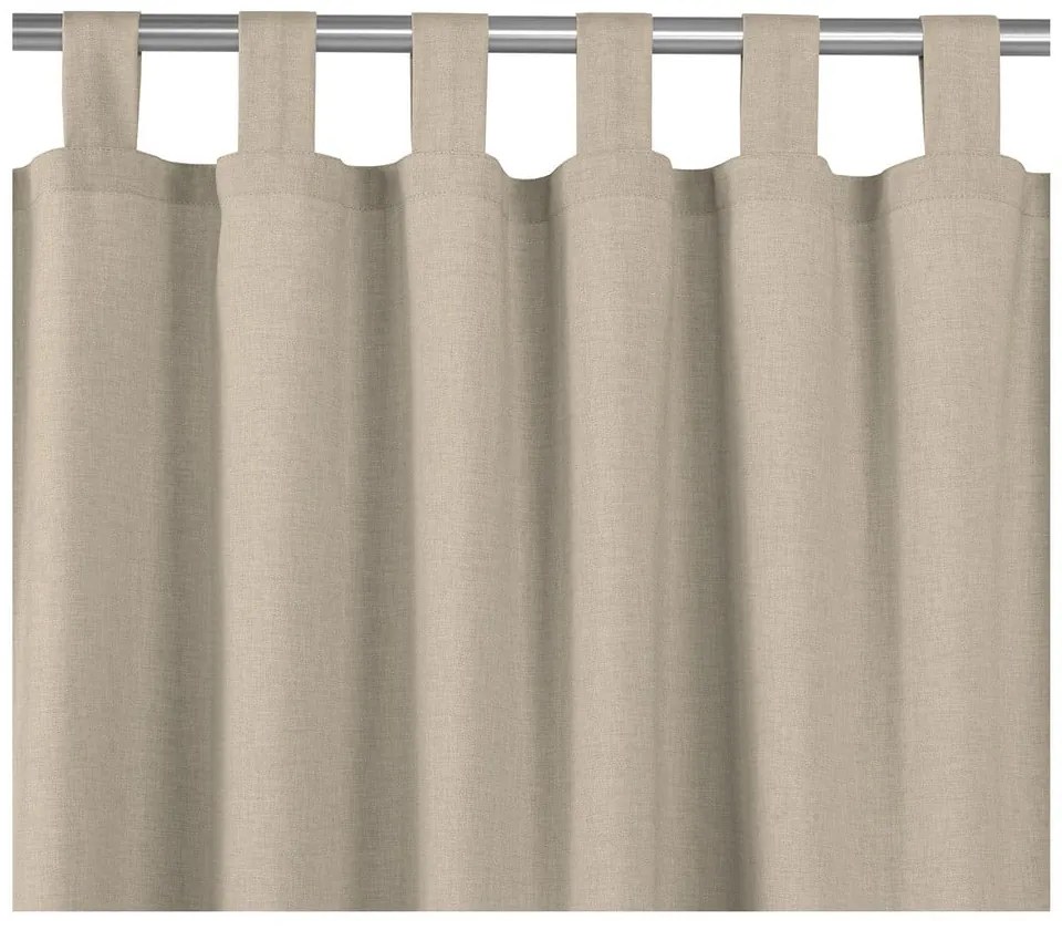 Beżowa zasłona 220x270 cm Carmena – Homede