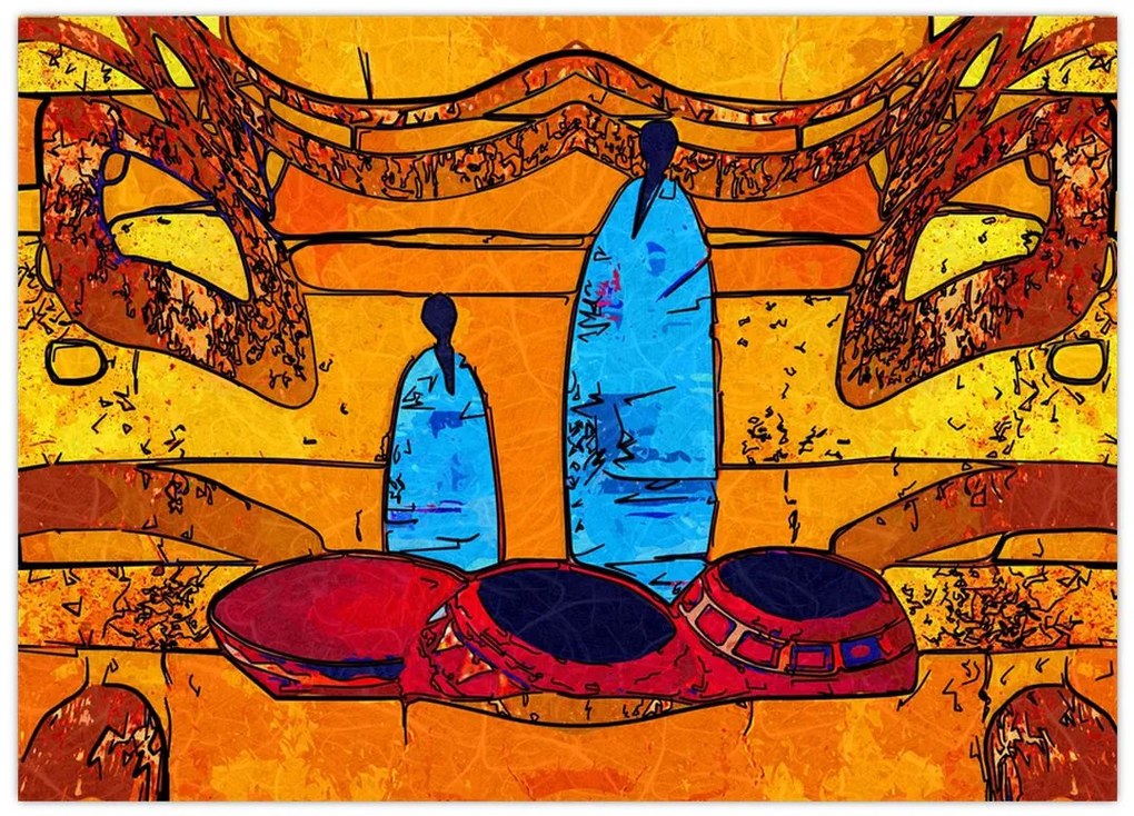 Obraz - Malarstwo starożytne (70x50 cm)