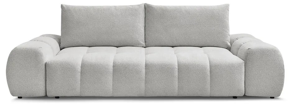 Jasnoszara sofa z tkaniny szenilowej 278 cm Everest – Bobochic Paris