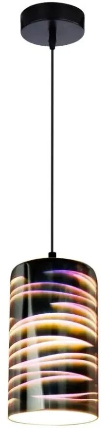 Lampa wisząca czarna podłużna - K527 N0-W31