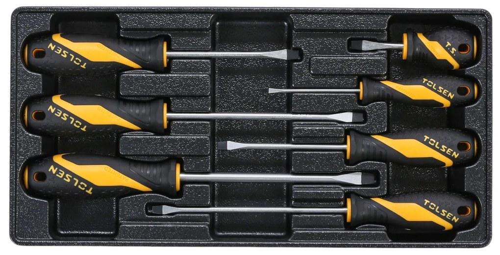 Tolsen Wózek warsztatowy mobilny na narzedzia, w tym 189 narzędzi, 7 szuflad