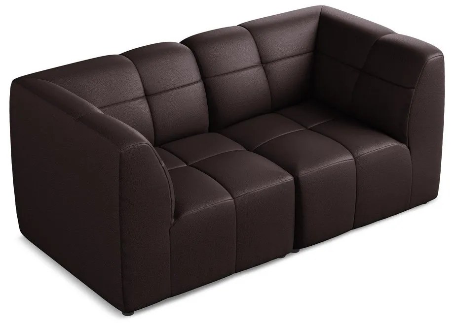 Ciemnofioletowa sofa z imitacji skóry 180 cm Aloha – Makamii