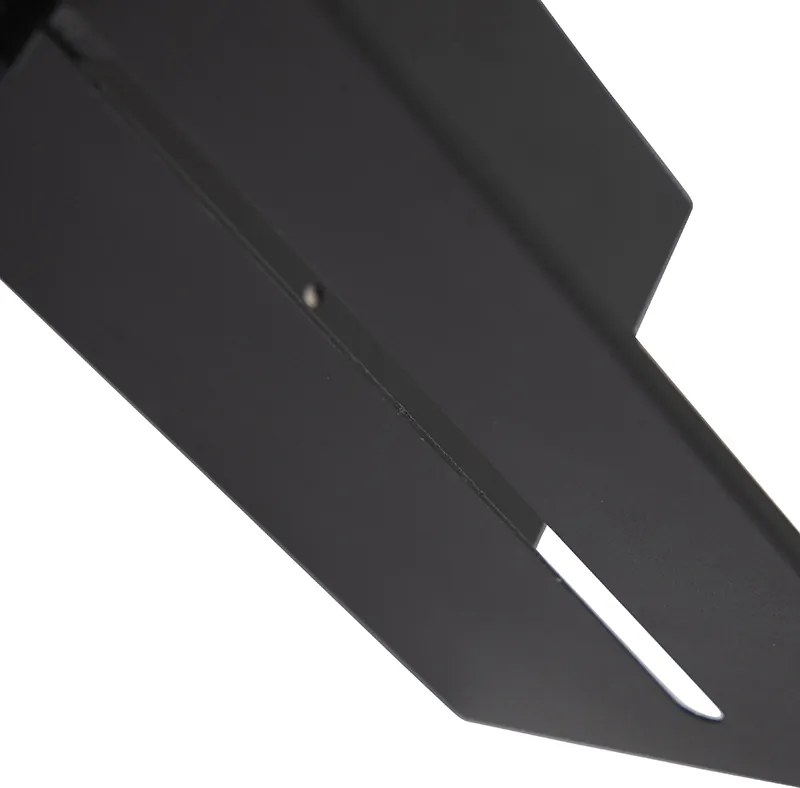 Nowoczesna lampa ścienna czarna regulowana - Muro