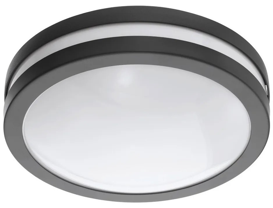 Eglo 33571 - Ściemnialna lampa łazienkowa LOCANA LED/14W/230V IP44 antracyt