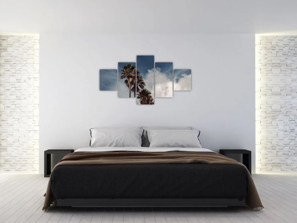 Obraz - Palmowy dramat (125x70 cm)
