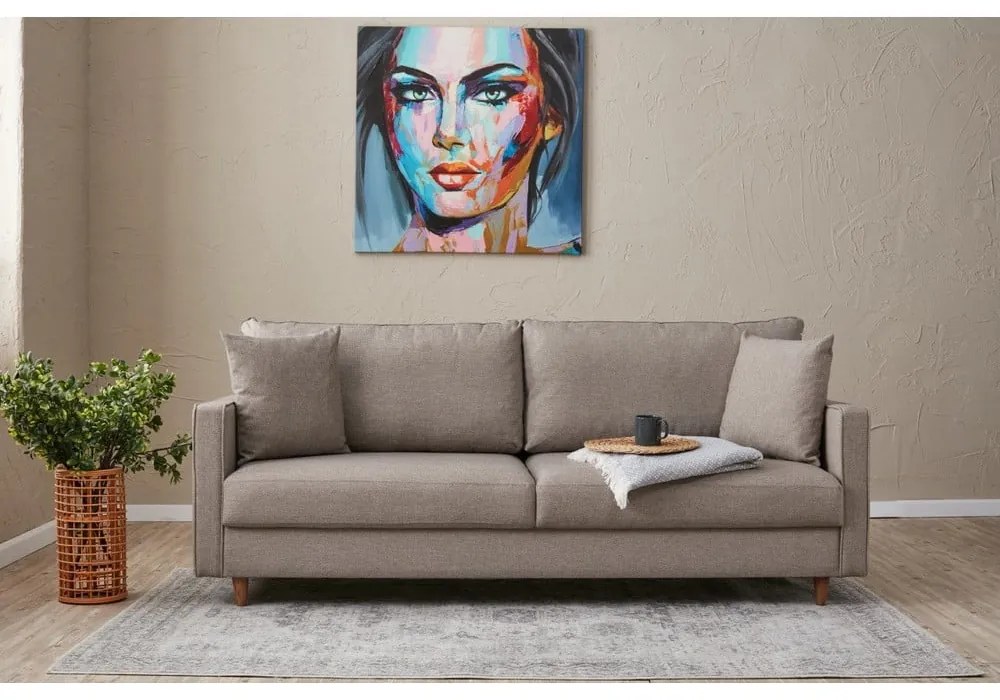 Jasnobrązowa sofa 210 cm Eva – Balcab Home