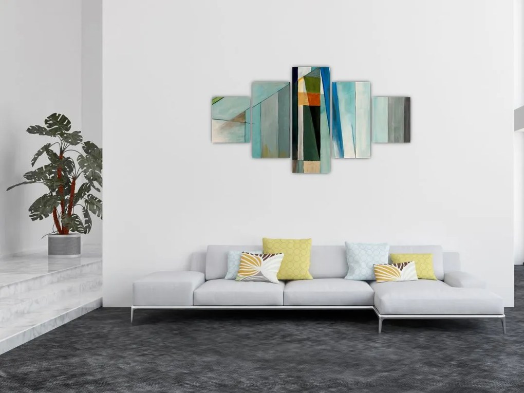 Obraz - Abstrakcja (125x70 cm)