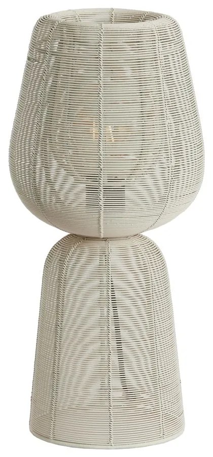 Kremowa lampa stołowa (wysokość 42 cm) Aboso – Light &amp; Living