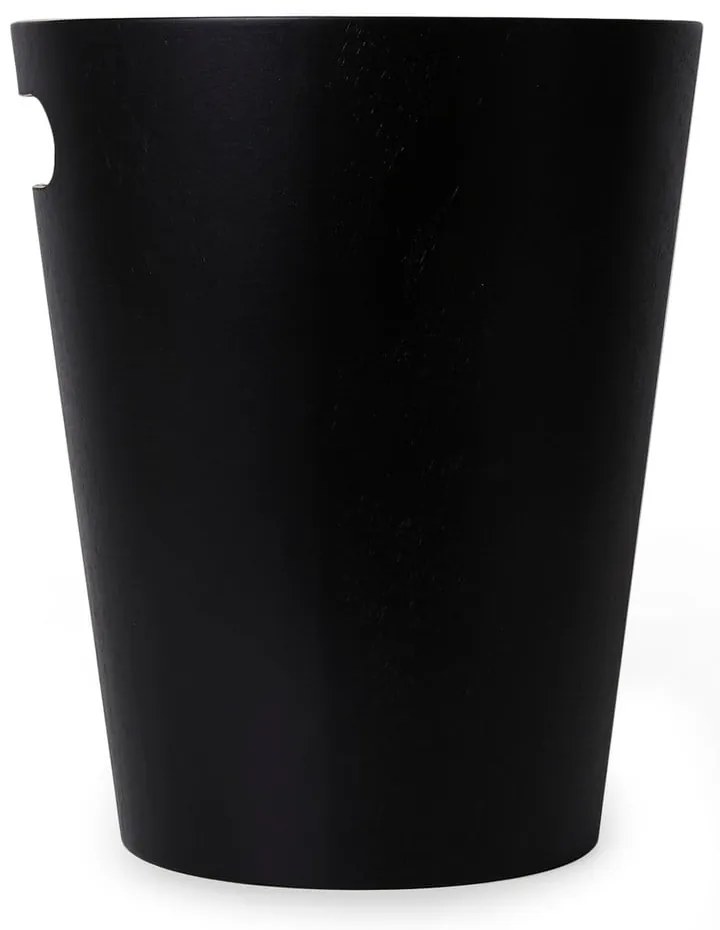 Czarny biurowy kosz na śmieci 7,5 l Woodrow – Umbra
