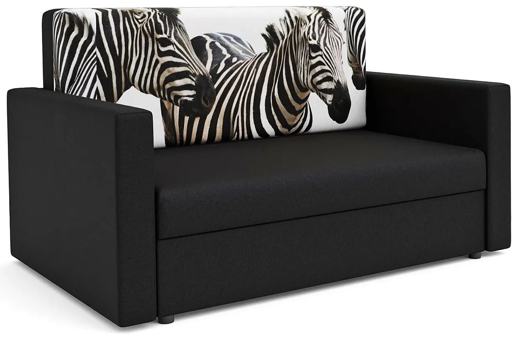 Amerykanka młodzieżowa czarny + zebra - Idra 5X