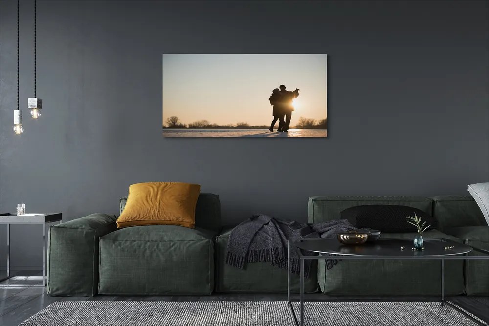 Fotoobraz na płótnie Zimowy Taniec