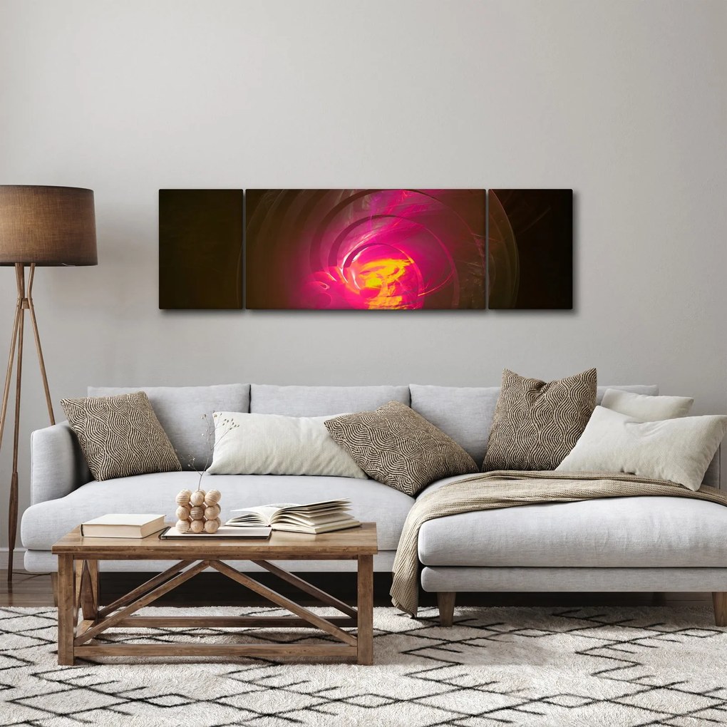 Obraz - abstrakcja spiralna (170x50 cm)