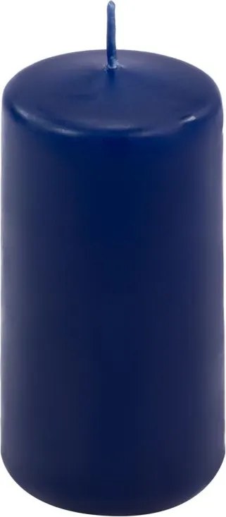 Zestaw świec filarowych, 10 cm, Ø 5 cm, niebieskie, 16 szt.