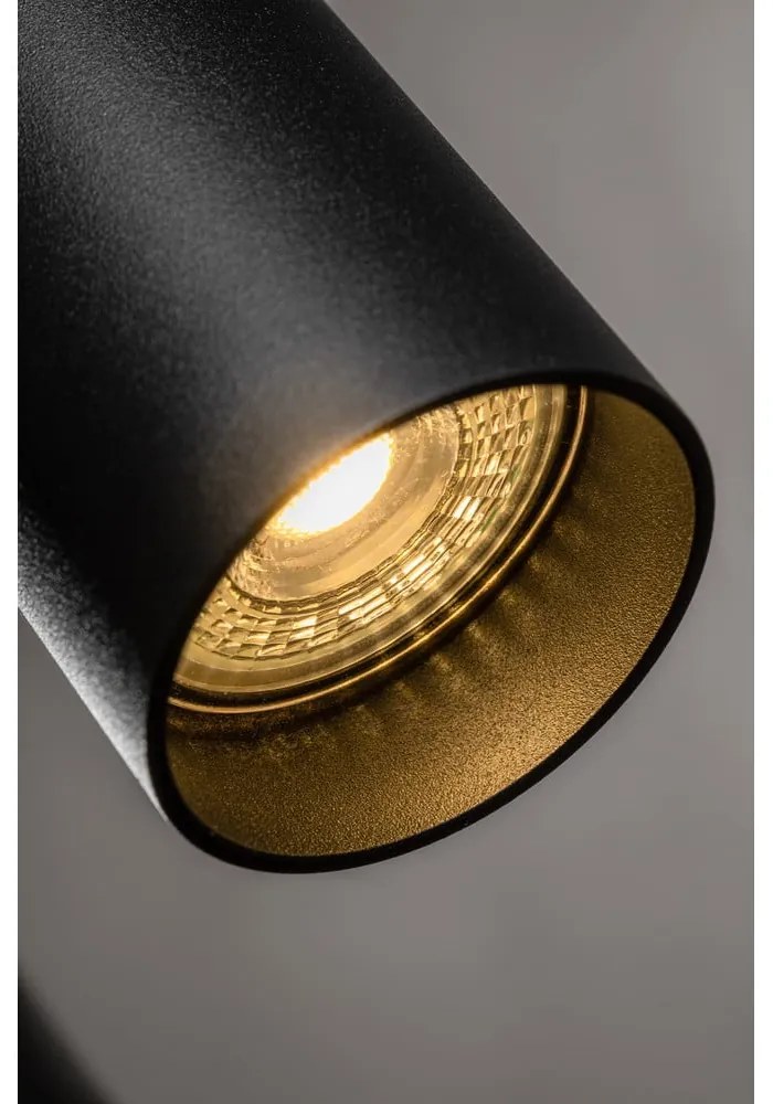 Czarna lampa wisząca z metalowym kloszem Tresos II – GTV