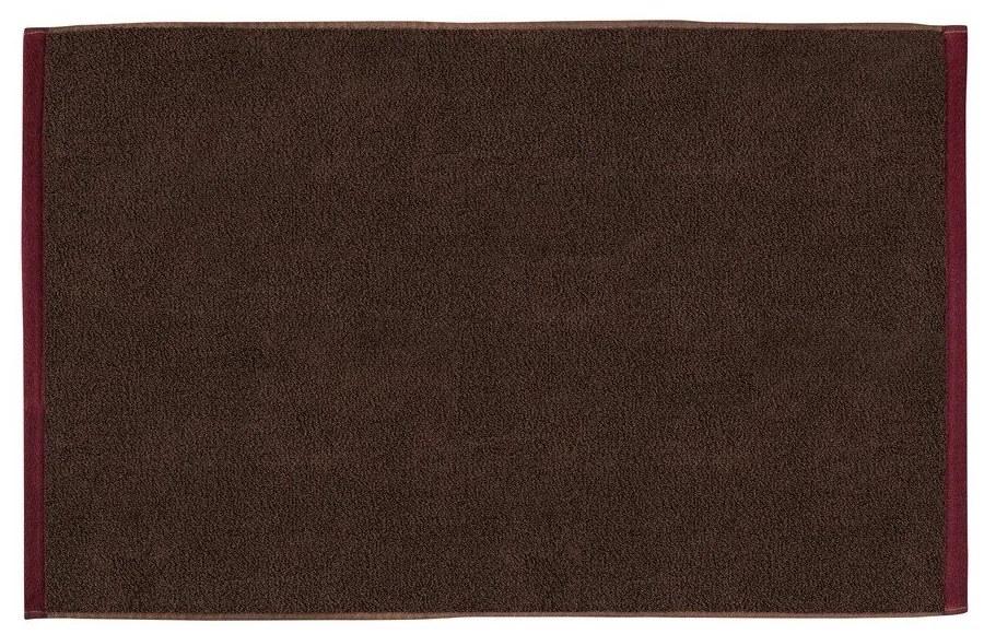 Brązowy dywanik łazienkowy z bio bawełny 50x80 cm Soft – Mette Ditmer Denmark
