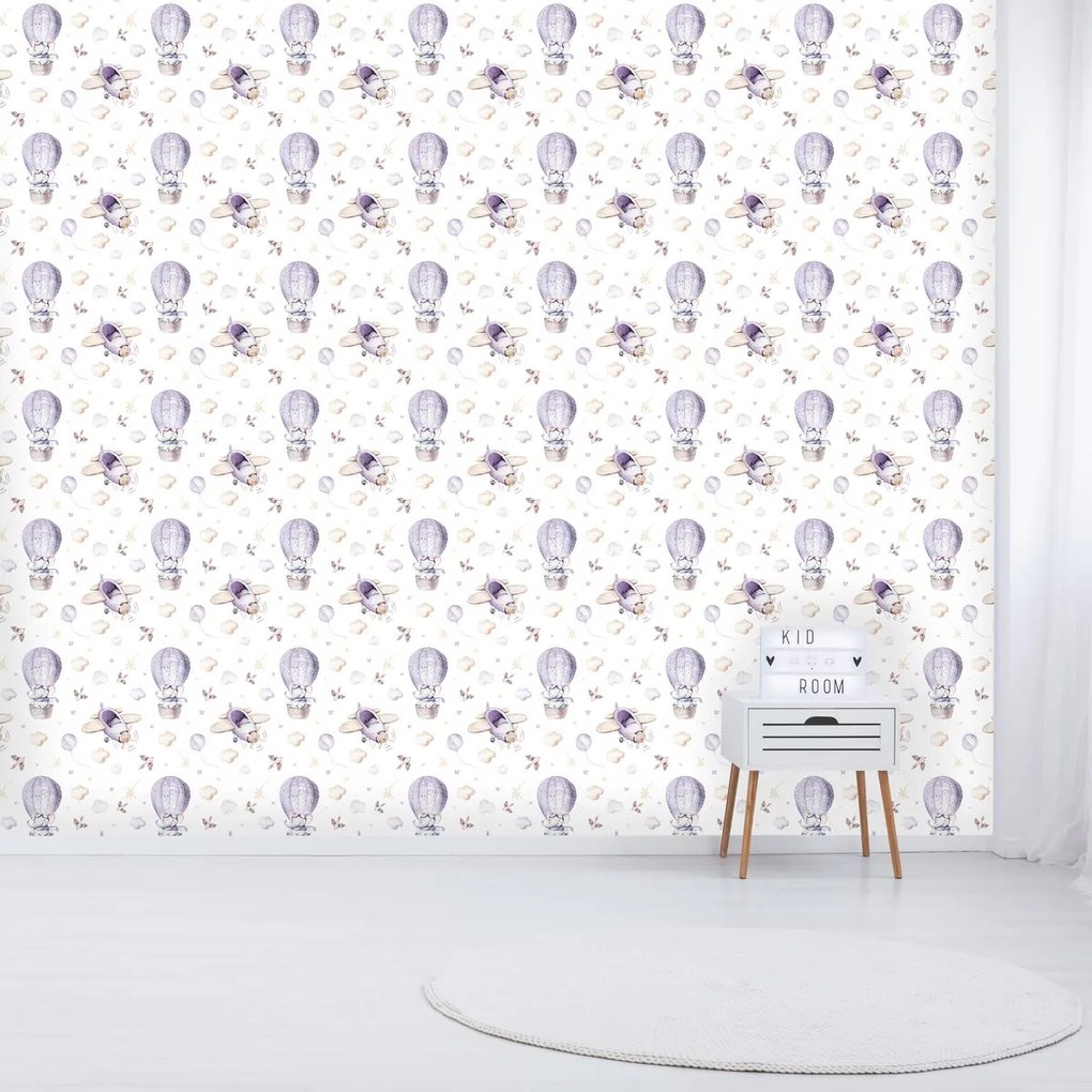 Fototapeta - Balony i samoloty (196x136 cm)