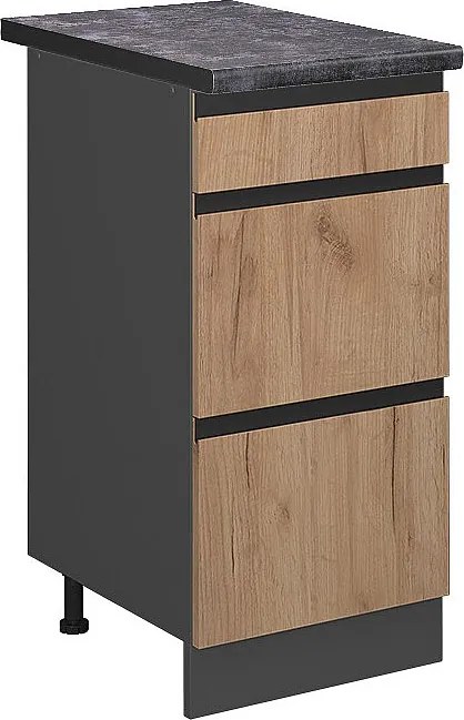 Szafka dolna do kuchni złoty dąb energetyczny 40x60x81.6 r-line