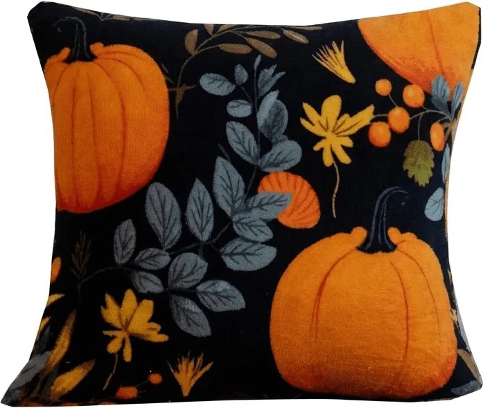 Mikropluszowa poszewka na poduszkę PUMPKINZA 45x45 cm, kolorowa