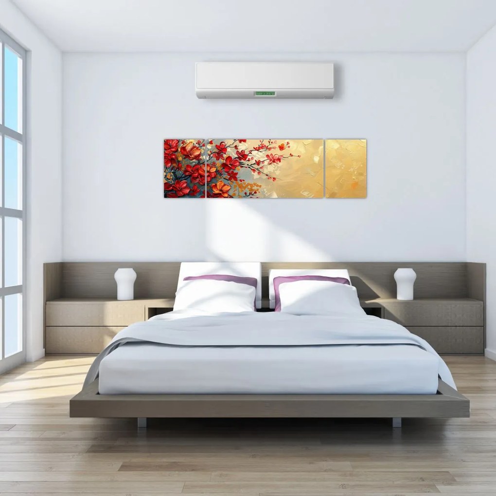 Obraz - Kwitnące drzewo (170x50 cm)
