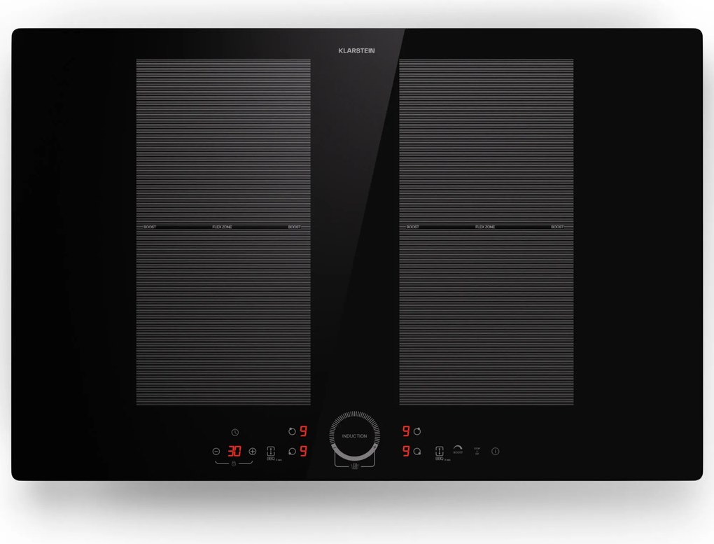 Klarstein Delicatessa 77cm Płyta Indukcyjna 4 Strefy Gotowania Czarny