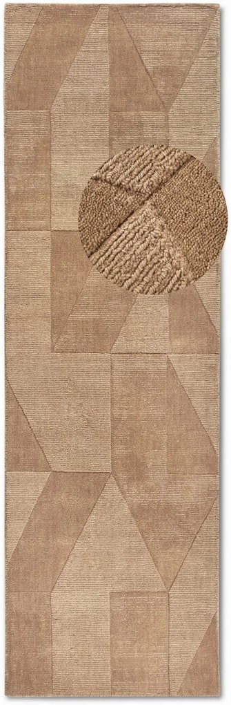 Dywan wełniany Villeroy &amp; Boch Ursule beżowy 80 cm x 250 cm
