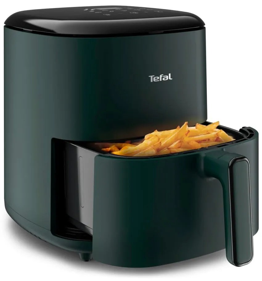 Ciemnozielona frytkownica beztłuszczowa Easy Fry Max EY245310 – Tefal