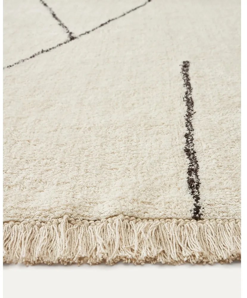 Kremowy dywan 160x230 cm Mijas – Kave Home
