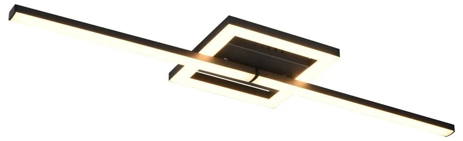 Czarna lampa sufitowa LED 16x54 cm Viale – Reality