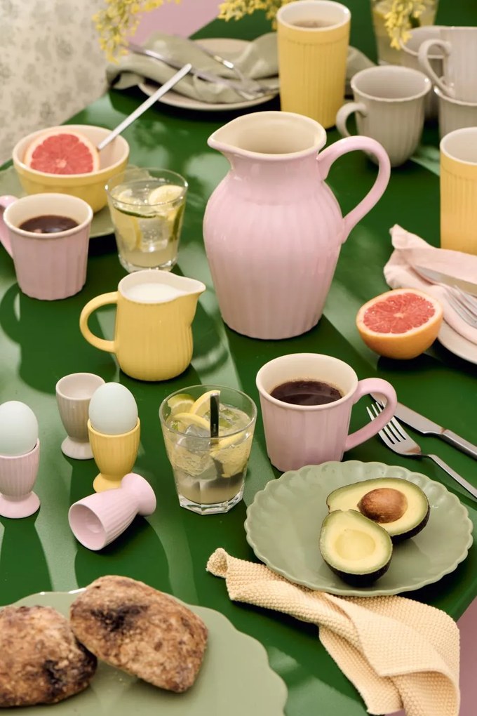 Żółty ceramiczny dzbanek 200 ml MYNTE LEMONADE