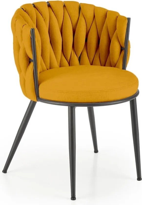 Krzesło z plecionym oparciem K516