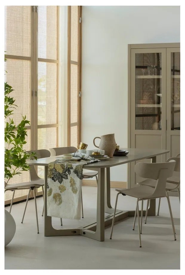 Krzesło sztaplowane w dekorze jesionu w naturalnym kolorze Form – WOOOD