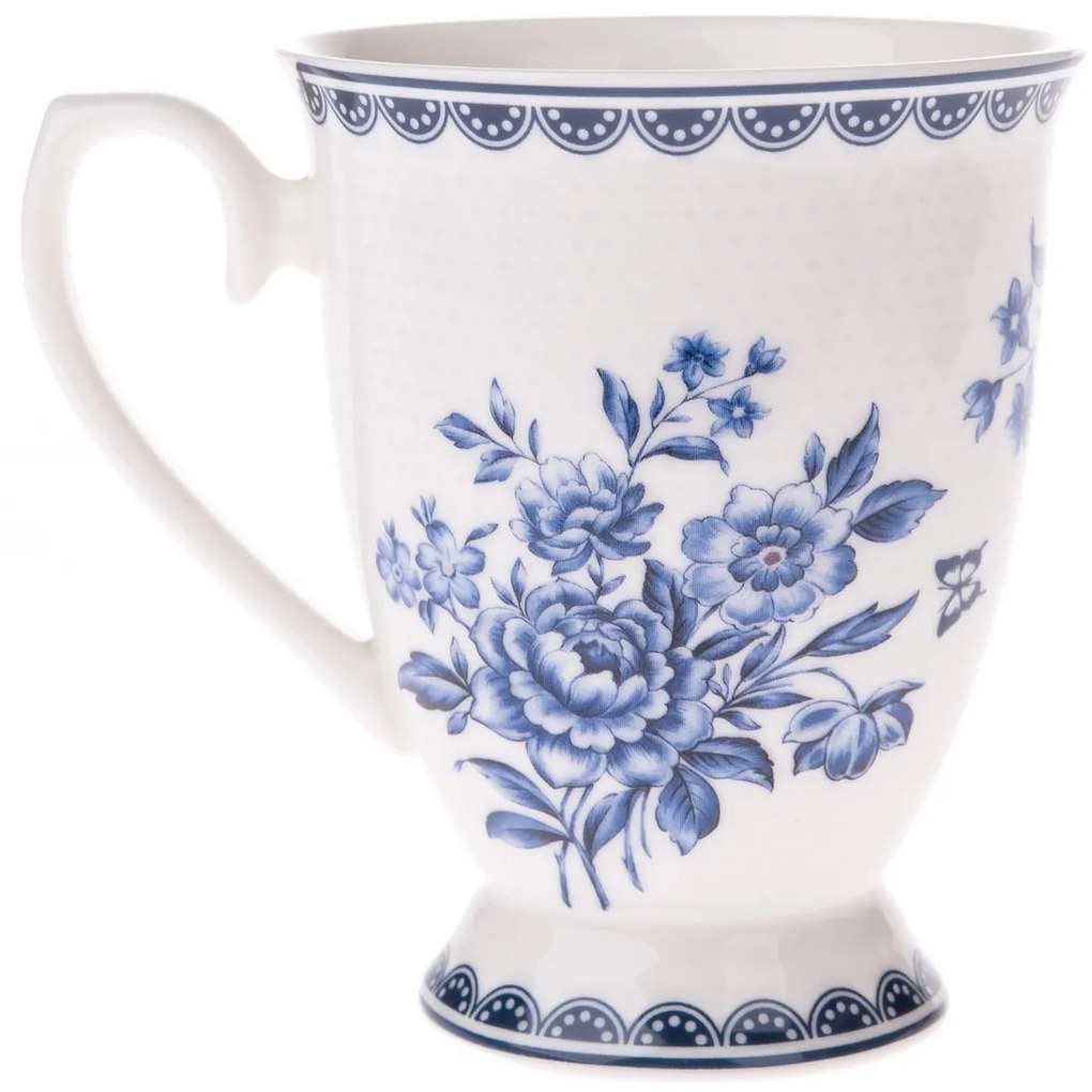 Kubek porcelanowy Blue Rose, 300 ml