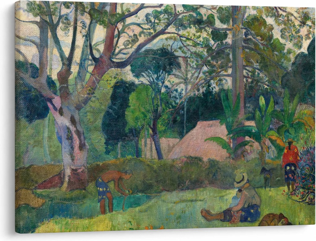 Obraz - Paul Gauguin, Te raau rahi (The Big Tree), reprodukcje (70x50 cm)