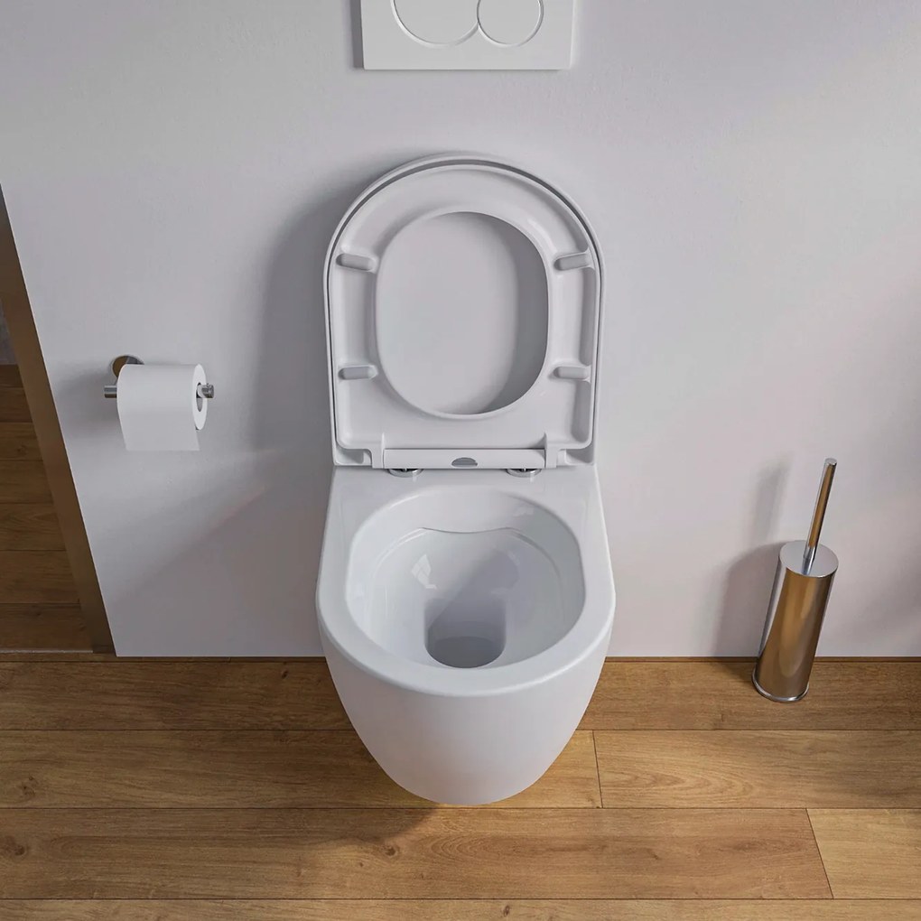 Miska WC wisząca bezkołnierzowa NT2038