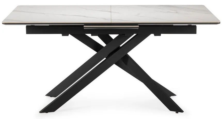 Rozkładany stół z dodatkowym blatem z ceramicznym blatem 89,5x160 cm Belma – Marckeric