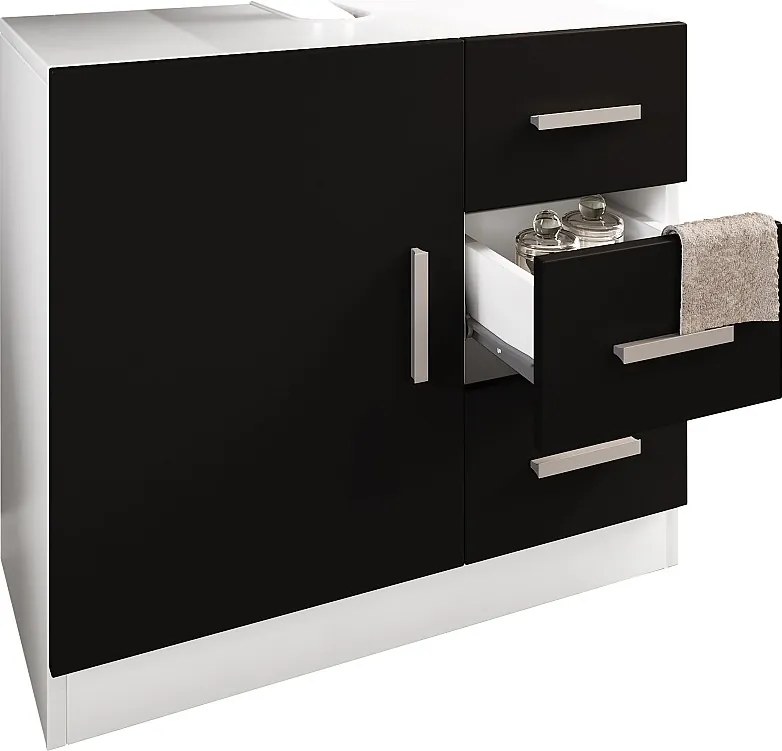 Drewniana szafka łazienkowa Zalo XL szuflada