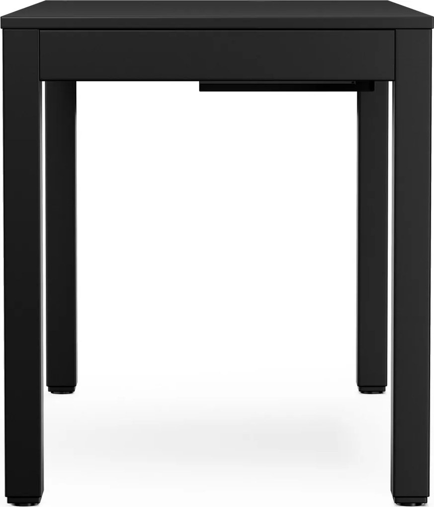 Biurko regulowane elektrycznie podnoszone czarne, 120x63 cm: EVAN