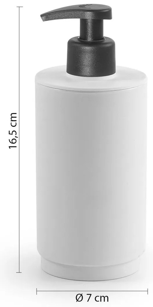 GEDY SH8002 Sharon dozownik mydła stojący, biały