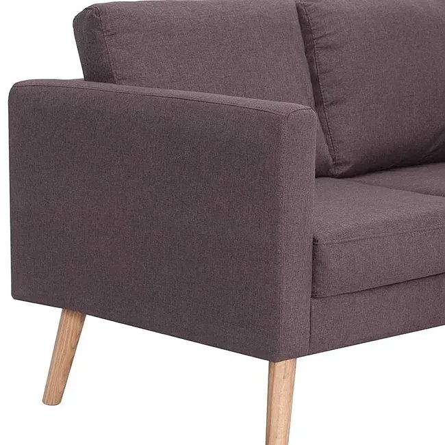 Trzyosobowa kanapa w kolorze taupe - Imex 3X