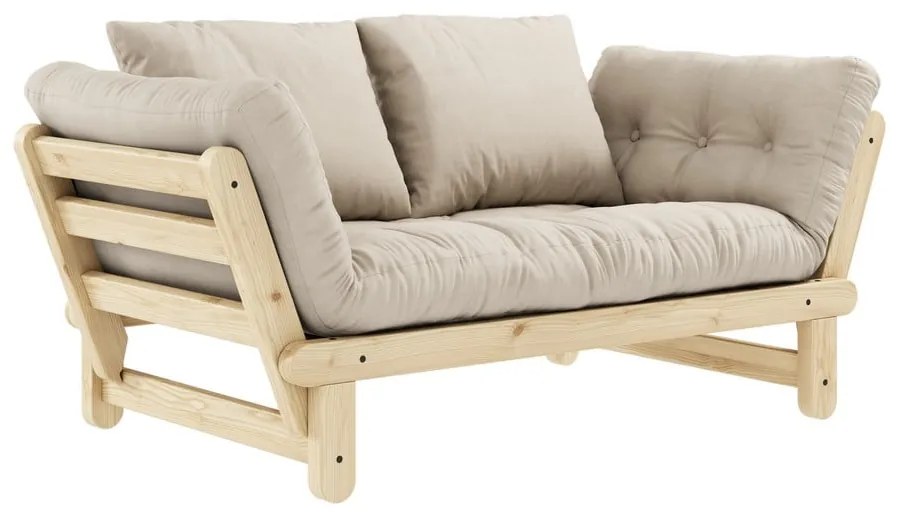 Sofa rozkładana Karup Design Beat Natural Clear/Beige