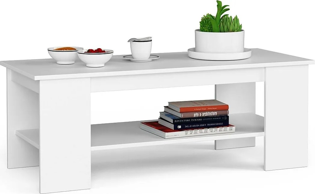 Stolik kawowy AKORD KAMI Biały 120 cm kolor Biały mat 120x50x45 cm