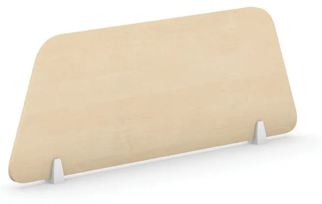 Parawan stołowy MIRELLI A+, 800 x 300 mm, brzoza