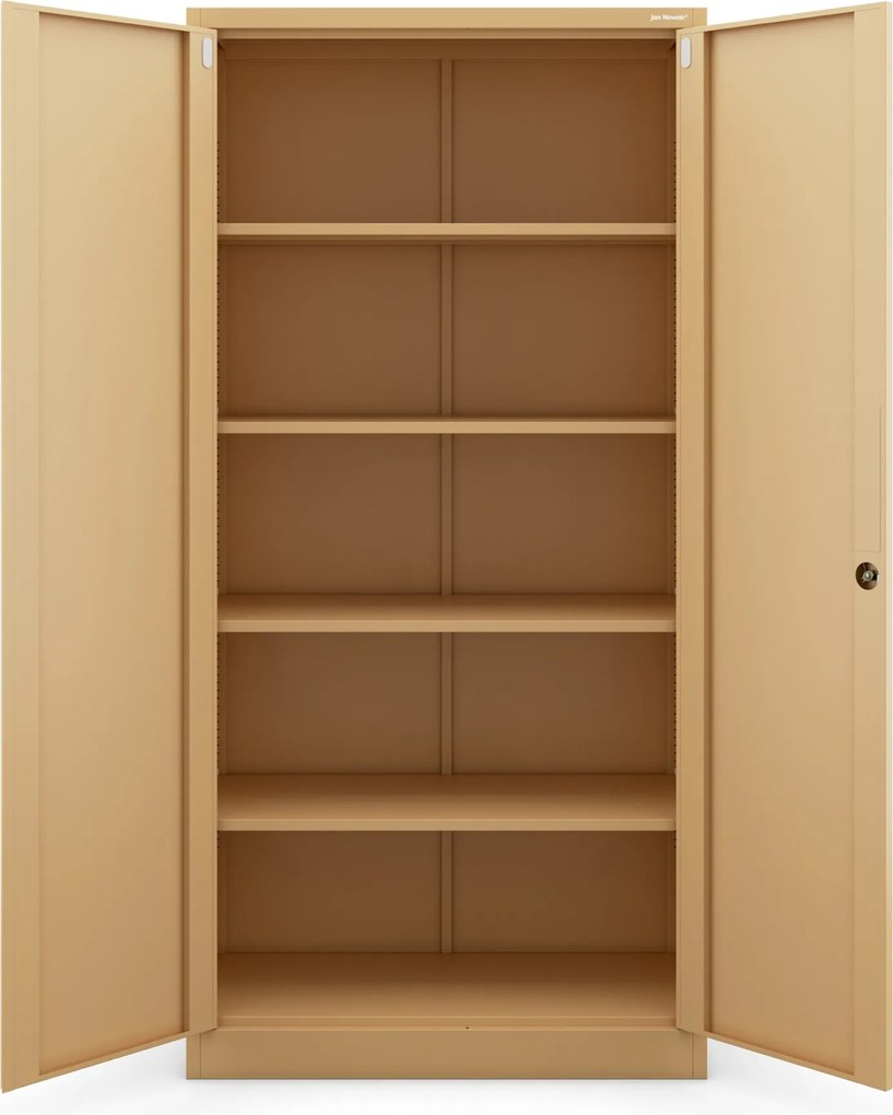 Szafa biurowa Fresh Style Jan 90x40x185 cm beżowa