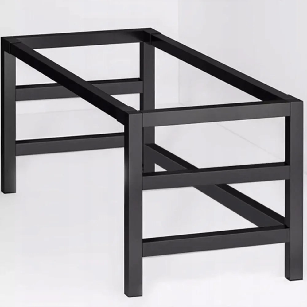 Biurko gamingowe 120 cm czarne – styl loft, blat MDF i metalowa rama, ergonomiczny design