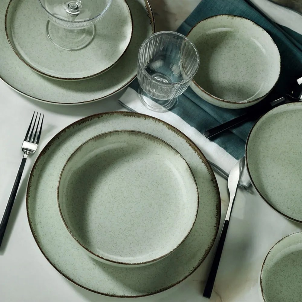 Porcelanowy zestaw talerzy 24 szt. dla 6 osób Pearl – Kütahya Porselen