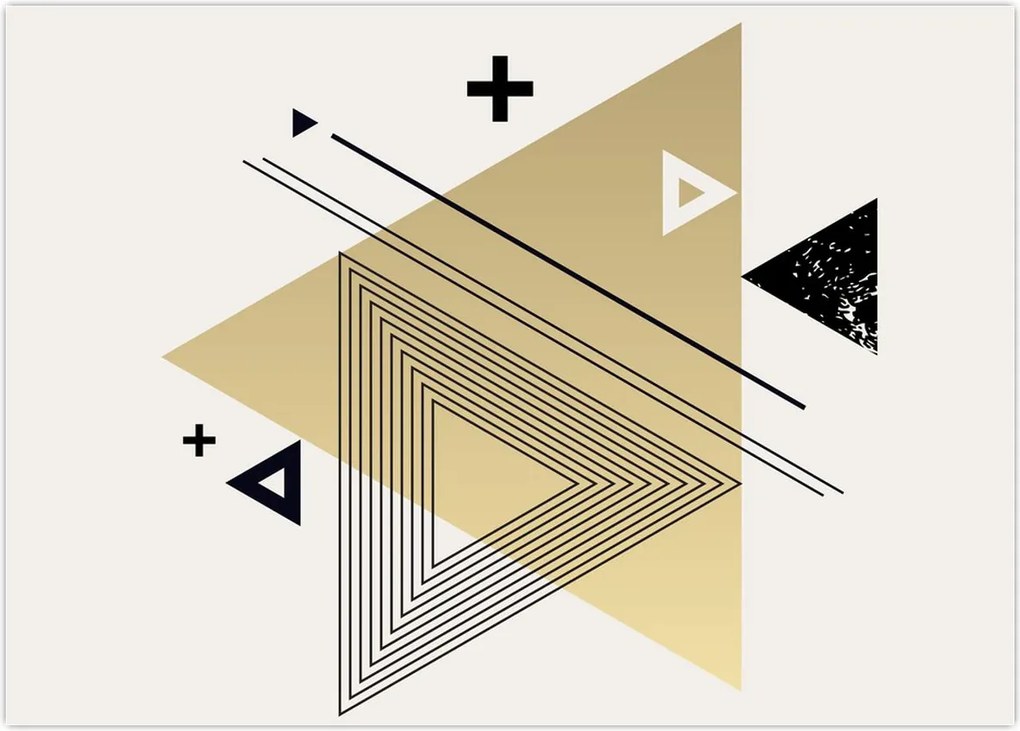 Obraz - Kształty geometryczne N⁰4 (70x50 cm)