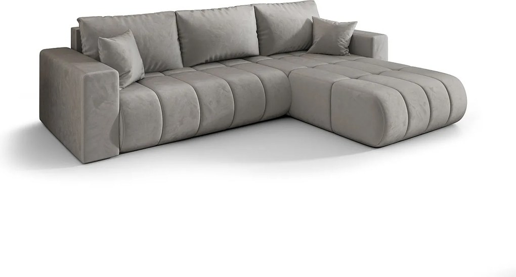 Narożnik BEDANTE MILO PREMIUM L Monolith 84 Prawy z funkcją spania Mebel łączący wygodę i nowoczesny design