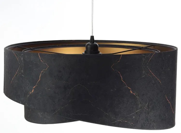 Czarno-złota lampa wisząca glamour - EXX15-Hover